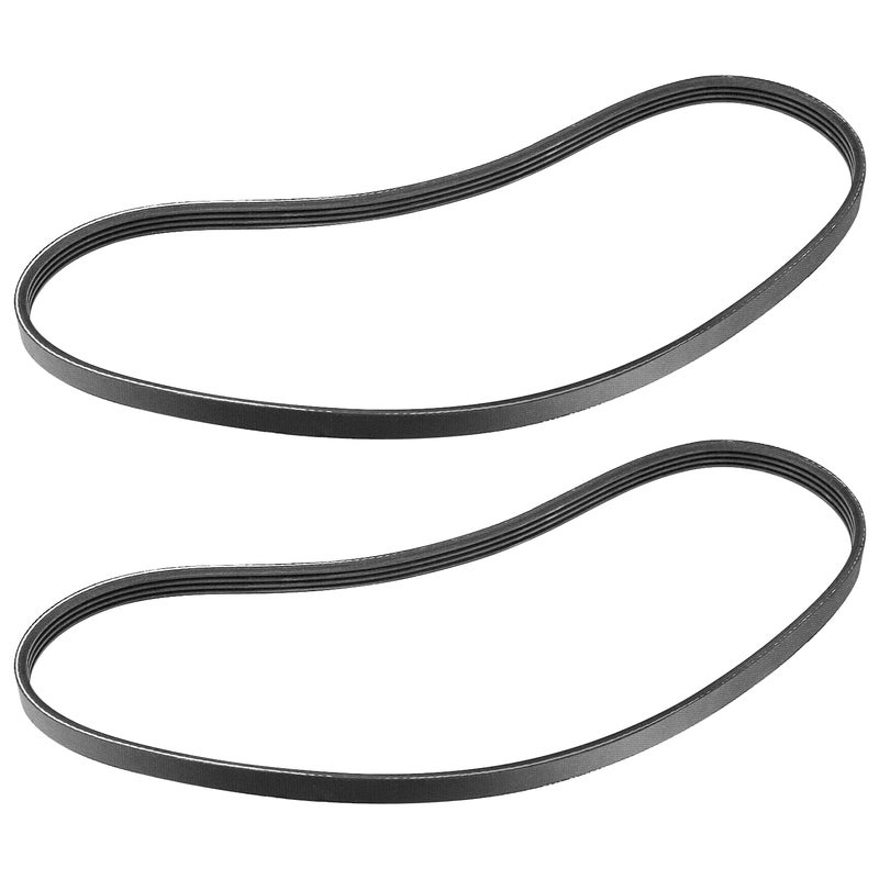 MaxLLTo 2 Pack Replacement Belt for Harbor Freight Central Machinery Mini Wood Lathe 65345 Model (24" Internal Length 4 Rib) - Image 1